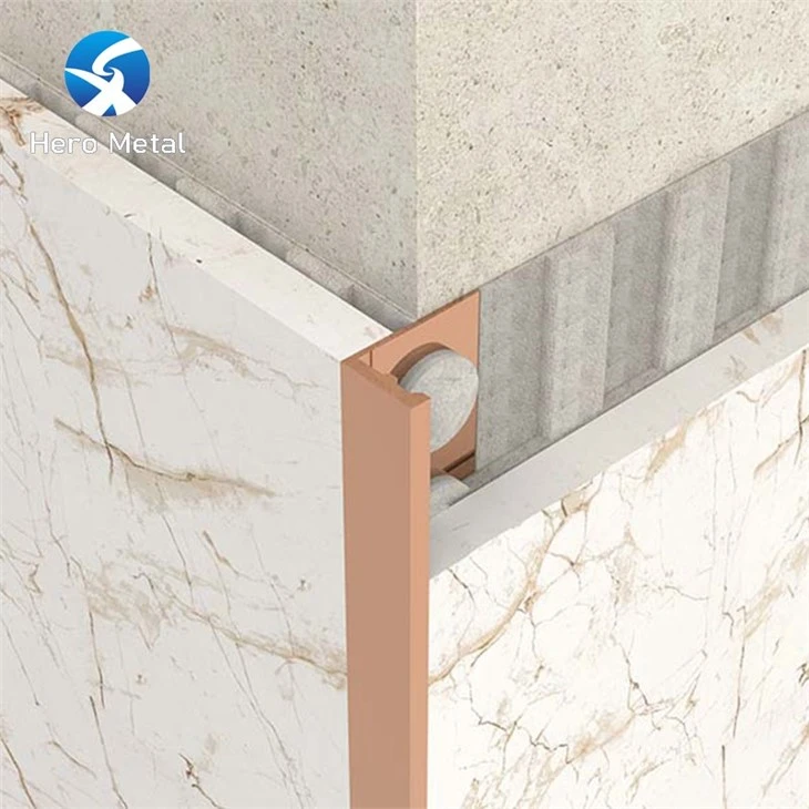 tile edging for niche