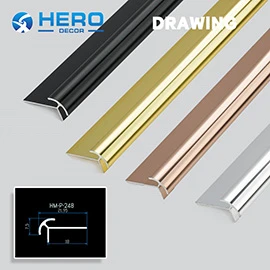 HM-P-284 1 Outside Corner Tile Trim HM-P-284 1 Outside Corner Tile Trim